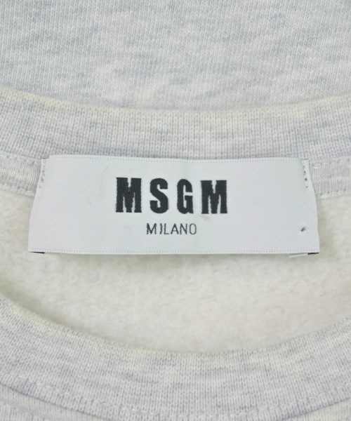 MSGM（エムエスジーエム）スウェット グレー サイズ:S メンズ/2200660287072