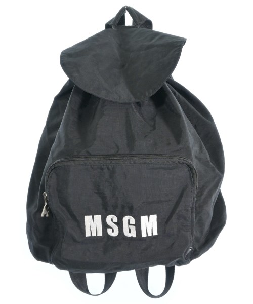 MSGM(エムエスジーエム)バックパック・リュック 黒 サイズ:-/2200658380082