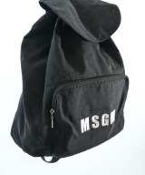 MSGM（エムエスジーエム）バックパック・リュック 黒 サイズ:- レディース/2200658380082