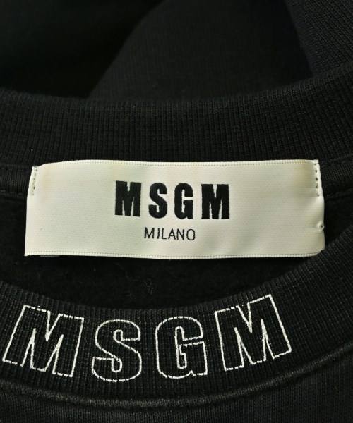 MSGM（エムエスジーエム）スウェット 黒 サイズ:M レディース/2200660789194