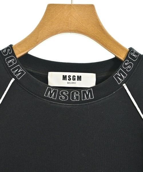 MSGM（エムエスジーエム）スウェット 黒 サイズ:M レディース/2200660789194