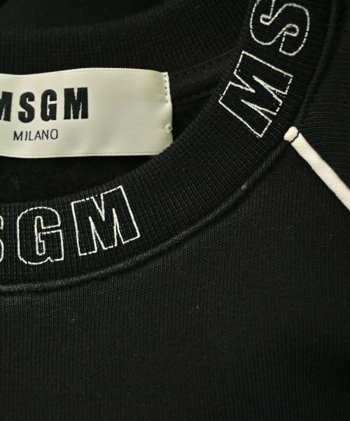 MSGM（エムエスジーエム）スウェット 黒 サイズ:M レディース/2200660789194