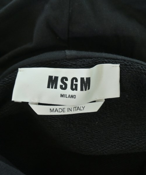 MSGM（エムエスジーエム）パーカー 黒 サイズ:M メンズ/2200657383817