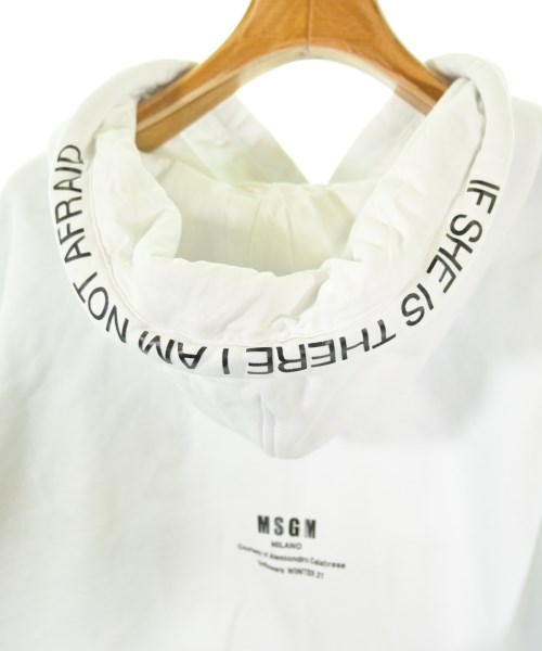 MSGM（エムエスジーエム）パーカー 白 サイズ:S レディース/2200711815100
