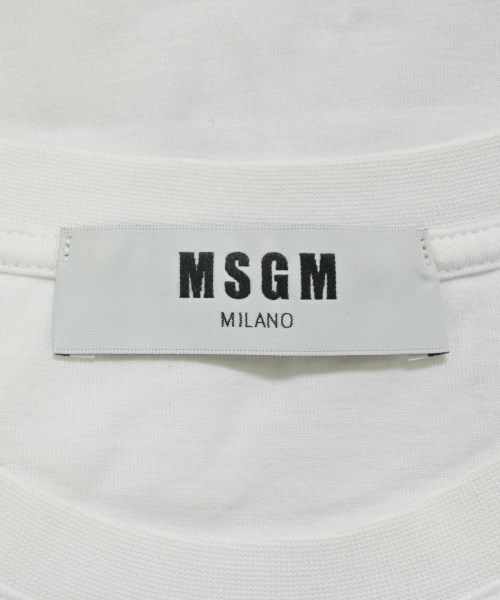 MSGM（エムエスジーエム）Tシャツ・カットソー 白 サイズ:XS メンズ/2200712574044
