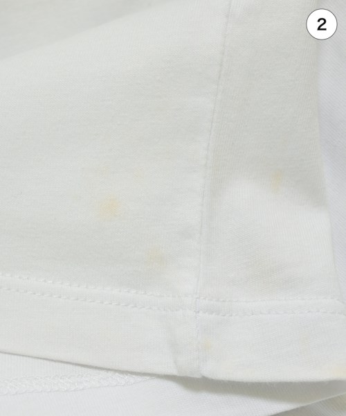 MSGM（エムエスジーエム）Tシャツ・カットソー 白 サイズ:XS メンズ/2200712574044