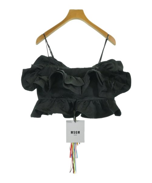 MSGM（エムエスジーエム）ブラウス 黒 サイズ:42(M位) レディース/2200714978055