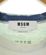 MSGM（エムエスジーエム）Tシャツ・カットソー 青 サイズ:M メンズ/2200715283202