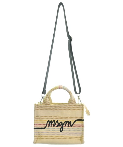 MSGM（エムエスジーエム）トートバッグ 白 サイズ:- レディース/2200712230285