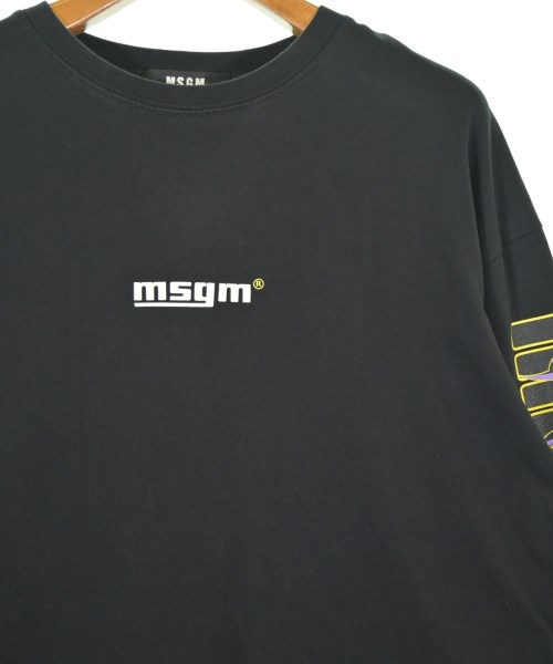 MSGM（エムエスジーエム）Tシャツ・カットソー 黒 サイズ:L メンズ/2200716052210