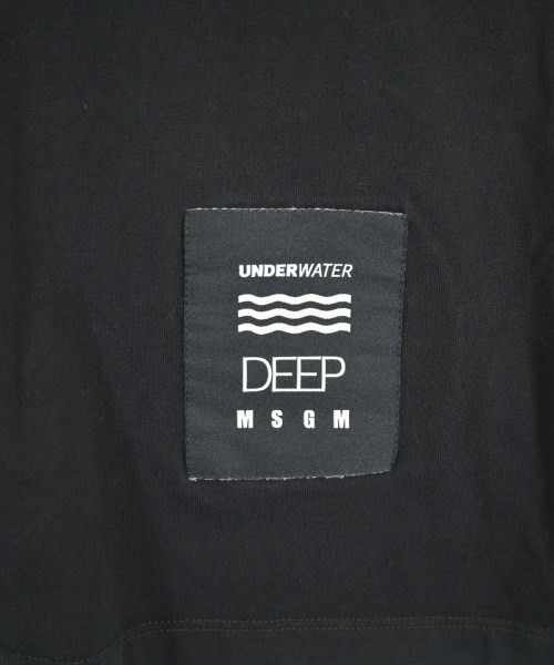 MSGM（エムエスジーエム）Tシャツ・カットソー 黒 サイズ:L メンズ/2200716052210