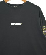 MSGM（エムエスジーエム）Tシャツ・カットソー 黒 サイズ:L メンズ/2200716052210