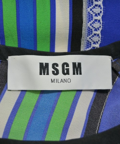 MSGM（エムエスジーエム）ワンピース 青 サイズ:42(M位) レディース/2200718172114