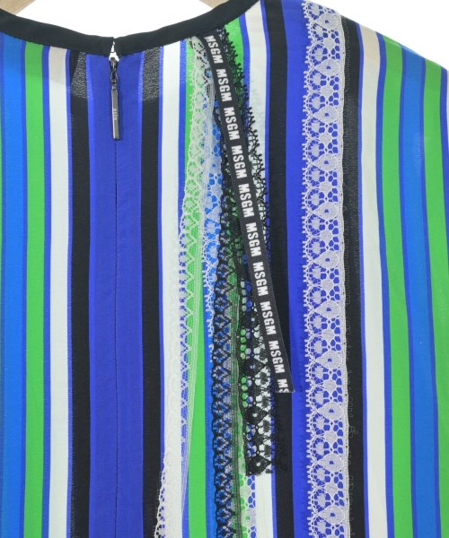 MSGM（エムエスジーエム）ワンピース 青 サイズ:42(M位) レディース/2200718172114
