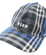 MSGM（エムエスジーエム）キャップ 青 サイズ:- レディース/2200719163265