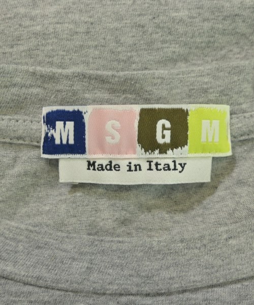MSGM（エムエスジーエム）Tシャツ・カットソー グレー サイズ:S レディース/2200630627372