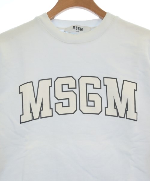 MSGM（エムエスジーエム）スウェット 白 サイズ:XS レディース/2200636754218