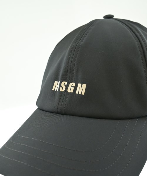 MSGM（エムエスジーエム）キャップ 黒 サイズ:- レディース/2200636754430