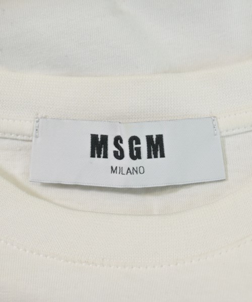 MSGM（エムエスジーエム）Tシャツ・カットソー 白 サイズ:XS レディース/2200646622163