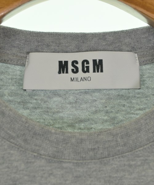 MSGM（エムエスジーエム）Tシャツ・カットソー グレー サイズ:S レディース/2200649237180