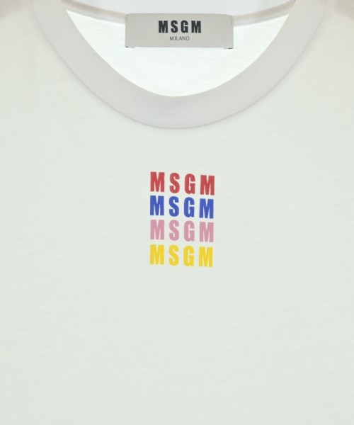 MSGM（エムエスジーエム）Tシャツ・カットソー 白 サイズ:M レディース/2200649237197