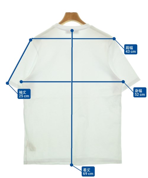 MSGM（エムエスジーエム）Tシャツ・カットソー 白 サイズ:M レディース/2200649237197
