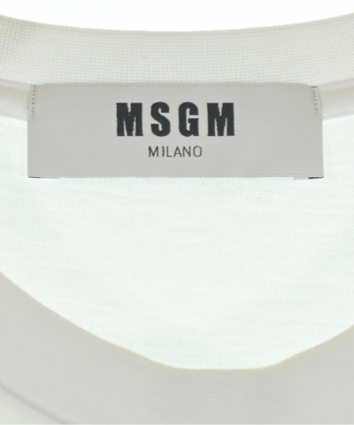 MSGM（エムエスジーエム）Tシャツ・カットソー 白 サイズ:XS レディース/2200649237203