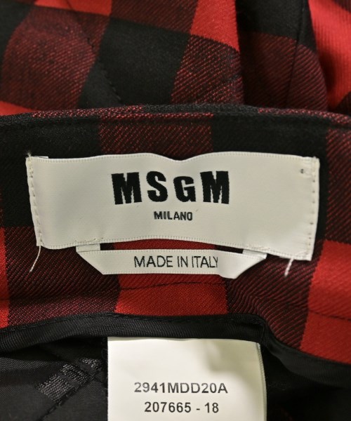 MSGM（エムエスジーエム）ロング・マキシ丈スカート 赤 サイズ:38(S位) レディース/2200649237227