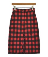 MSGM（エムエスジーエム）ロング・マキシ丈スカート 赤 サイズ:38(S位) レディース/2200649237227