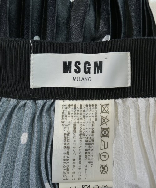 MSGM（エムエスジーエム）ロング・マキシ丈スカート 黒 サイズ:38(S位) レディース/2200650759053