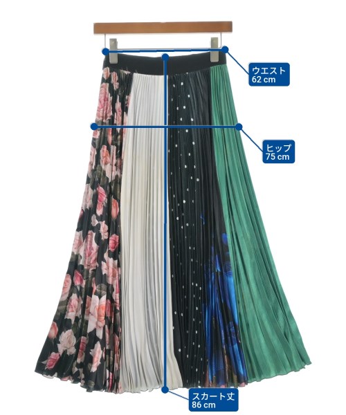 MSGM（エムエスジーエム）ロング・マキシ丈スカート 黒 サイズ:38(S位) レディース/2200650759053