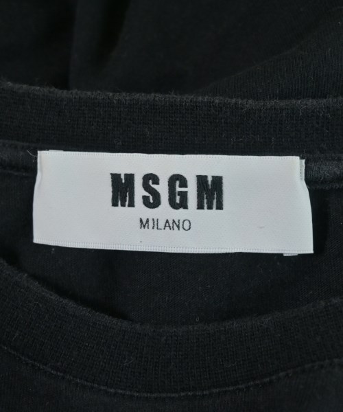 MSGM（エムエスジーエム）Tシャツ・カットソー 黒 サイズ:S メンズ/2200642967046