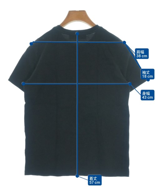 MSGM（エムエスジーエム）Tシャツ・カットソー 黒 サイズ:S メンズ/2200642967046