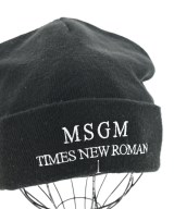 MSGM（エムエスジーエム）ニットキャップ・ビーニー 黒 サイズ:- メンズ/2200644915373