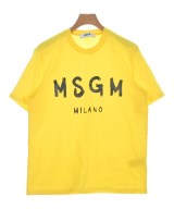 MSGM（エムエスジーエム）Tシャツ・カットソー 黄 サイズ:S メンズ/2200651563093