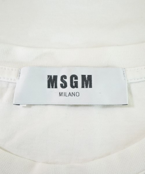 MSGM（エムエスジーエム）Tシャツ・カットソー 白 サイズ:-(M位) メンズ/2200652389036