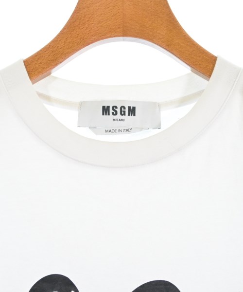 MSGM（エムエスジーエム）Tシャツ・カットソー 白 サイズ:XS レディース/2200646202068