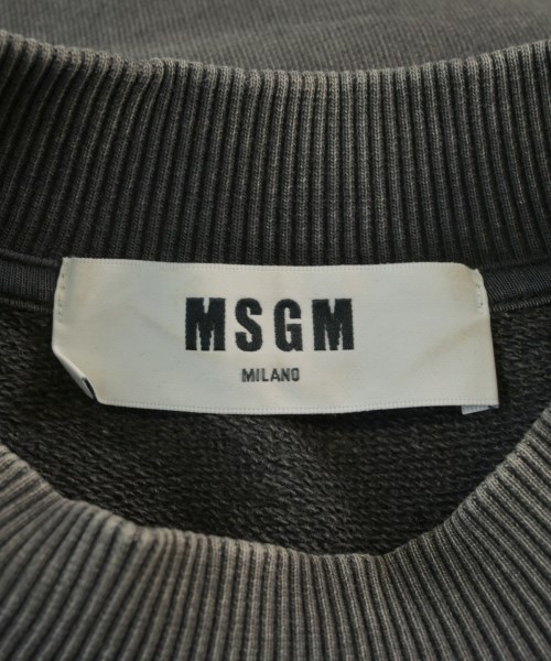 MSGM（エムエスジーエム）スウェット グレー サイズ:XS レディース/2200641921032