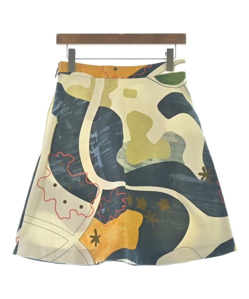 MSGM（エムエスジーエム）ひざ丈スカート 白 サイズ:42(M位) レディース/2200700496105