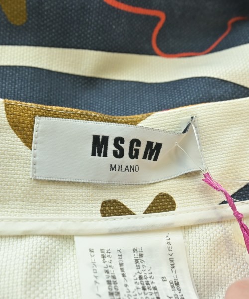 MSGM（エムエスジーエム）ひざ丈スカート 白 サイズ:42(M位) レディース/2200700496105