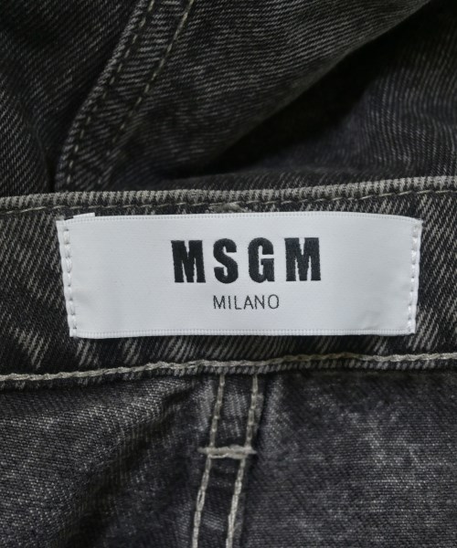 MSGM（エムエスジーエム）デニムパンツ 黒 サイズ:48(L位) メンズ/2200702705120