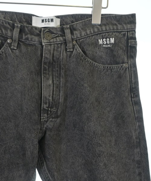 MSGM（エムエスジーエム）デニムパンツ 黒 サイズ:48(L位) メンズ/2200702705120