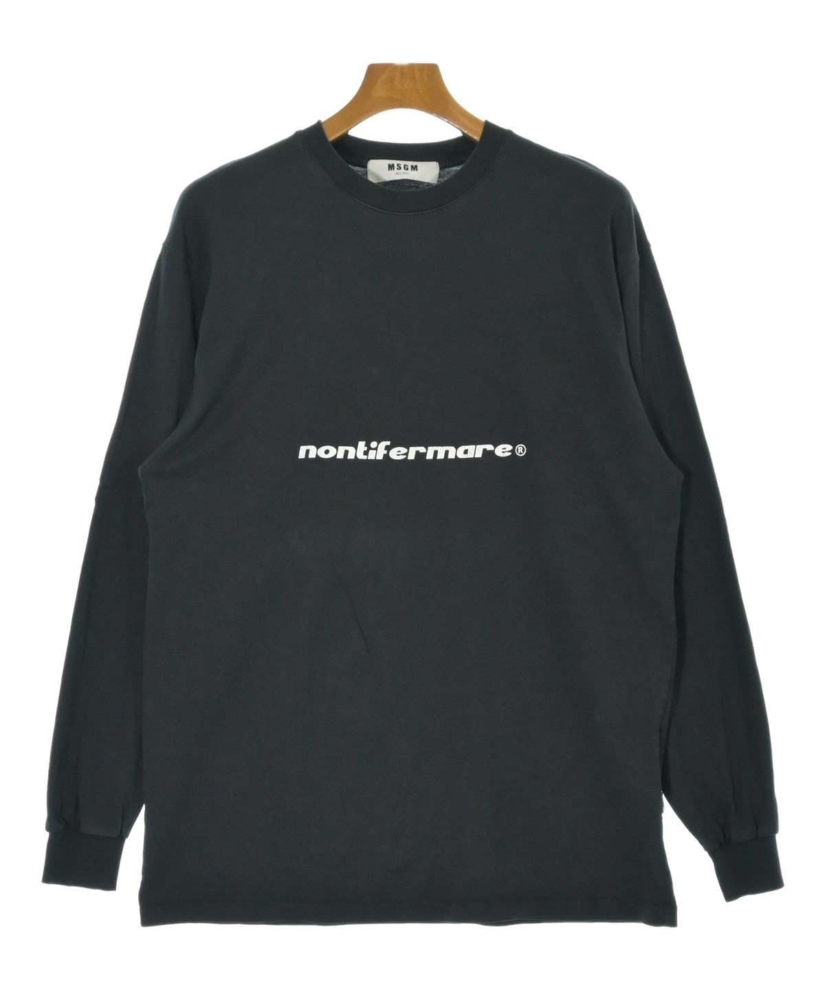 MSGM（エムエスジーエム）Tシャツ・カットソー 黒 サイズ:S メンズ