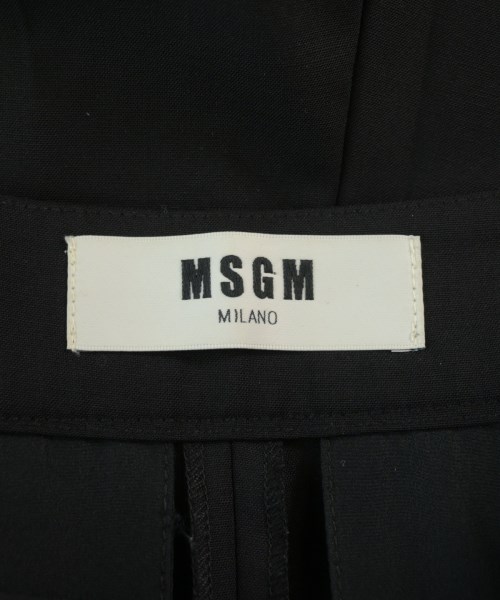 MSGM（エムエスジーエム）クロップドパンツ 黒 サイズ:38(S位) レディース/2200701236076