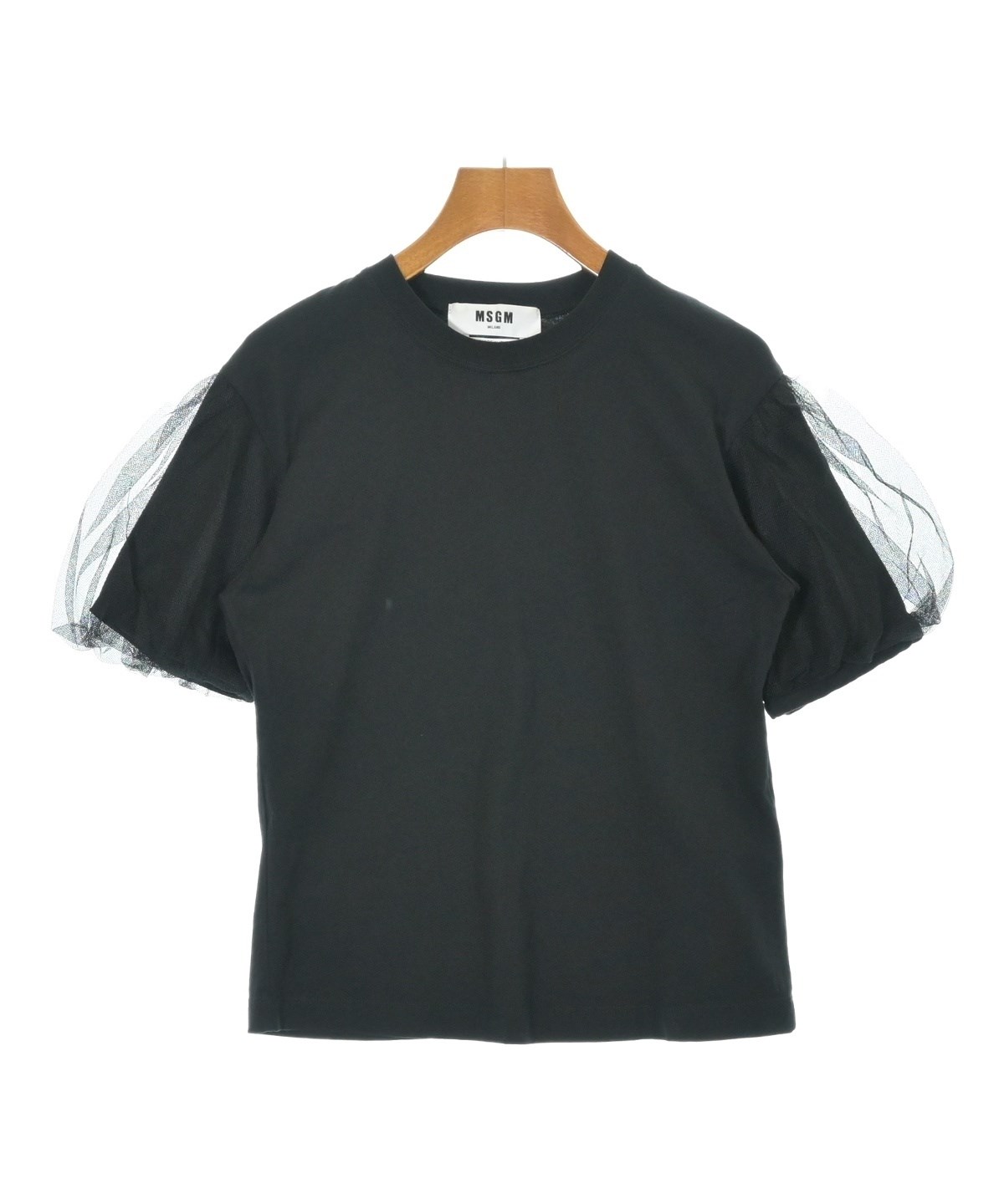 MSGM（エムエスジーエム）Tシャツ・カットソー 黒 サイズ:S レディース