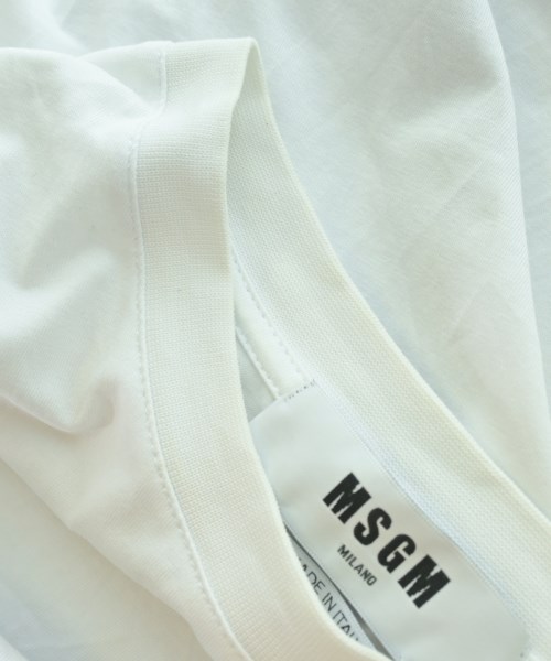 MSGM（エムエスジーエム）Tシャツ・カットソー 白 サイズ:S レディース/2200707360034