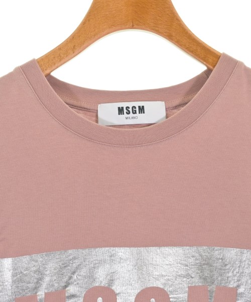MSGM（エムエスジーエム）Tシャツ・カットソー ピンク サイズ:XS メンズ/2200707406039