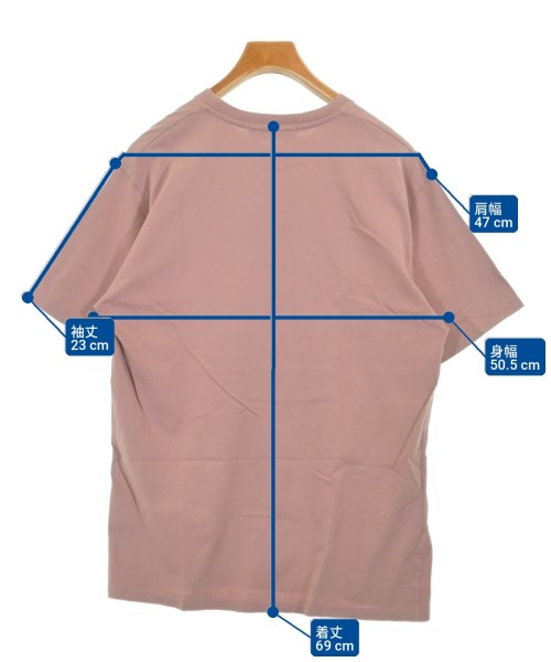 MSGM（エムエスジーエム）Tシャツ・カットソー ピンク サイズ:XS メンズ/2200707406039