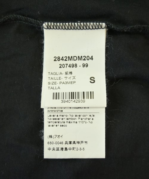 MSGM（エムエスジーエム）Tシャツ・カットソー 黒 サイズ:S メンズ/2200705097253
