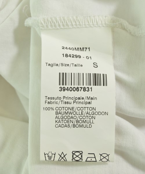 MSGM（エムエスジーエム）Tシャツ・カットソー 白 サイズ:S メンズ/2200705097260